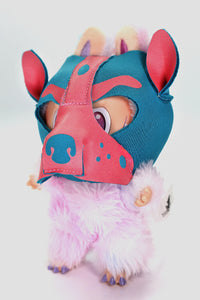 Pink Pup Play Monster Doll Hood