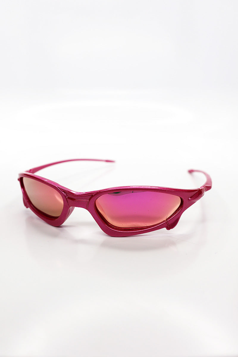 Y2K Micro Wrap Sunglasses – Pink