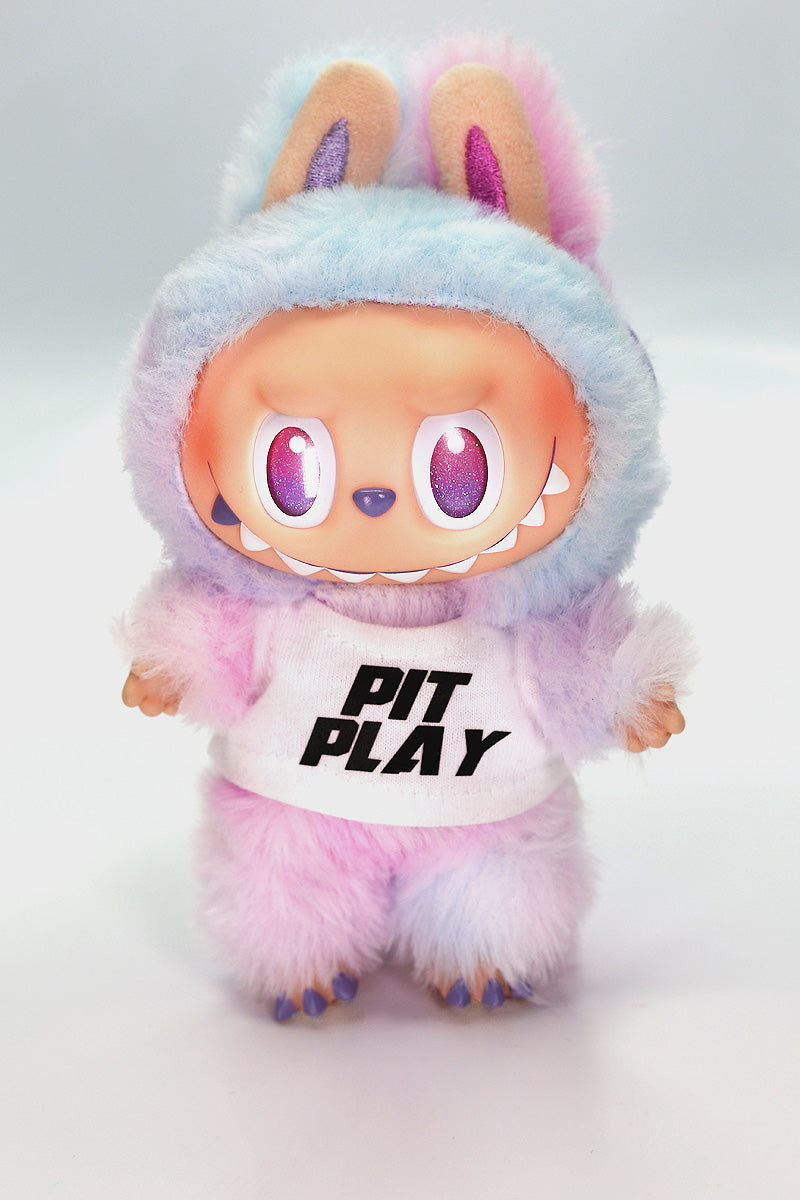 Pit Play Monster Doll Crop Tank- White