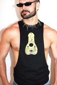 Dick Summoning Vintage Low Armhole Tank- Black