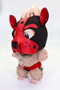 Red Pup Play Monster Doll Full Look Outfit Set