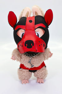 Red Pup Play Monster Doll Full Look Outfit Set