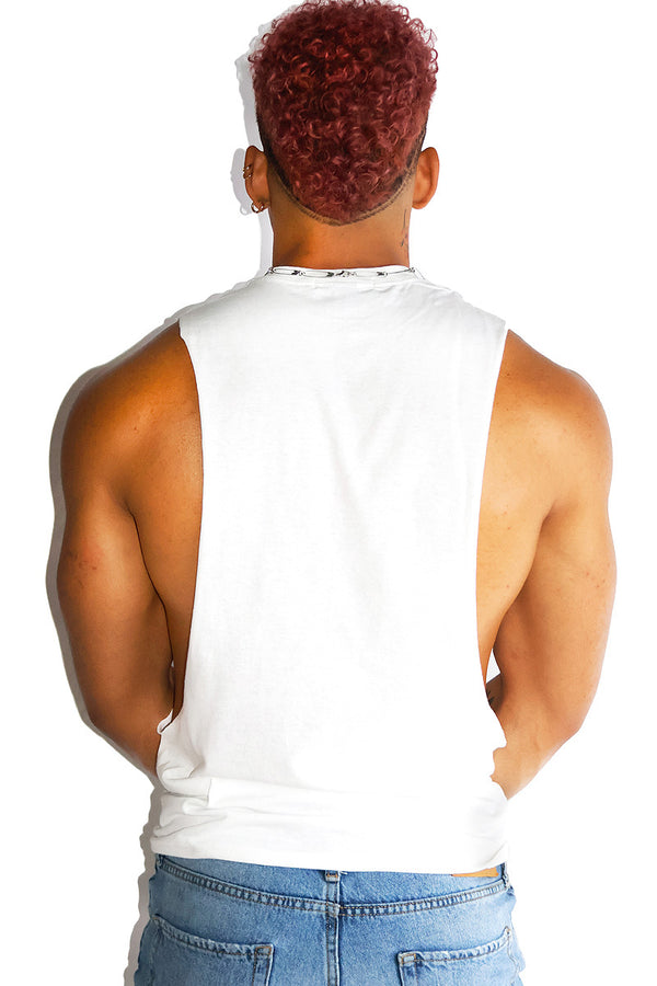 Reheated Nachos Low Arm Shredder Tank in White, view 2