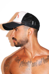 Ride Me Cowboy Trucker Hat-Black