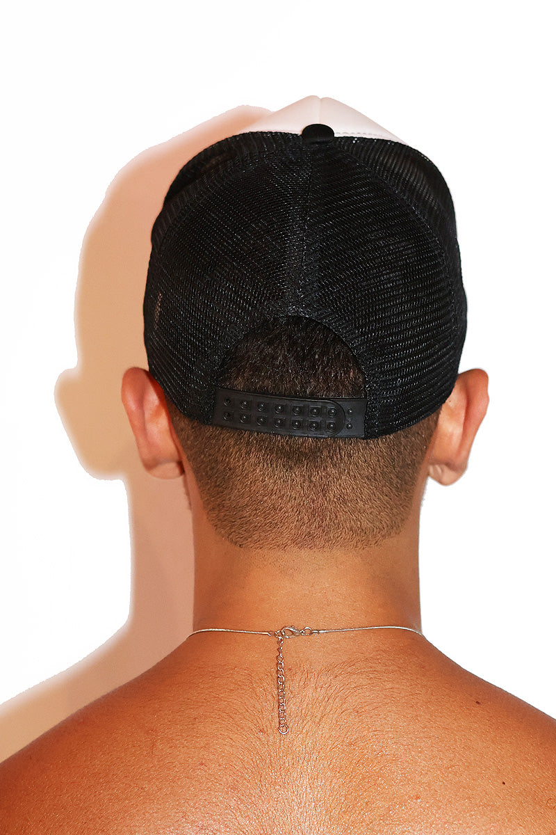 Ride Me Cowboy Trucker Hat-Black