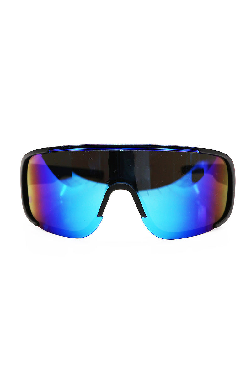 Sport Shield Sunglasses – Blue