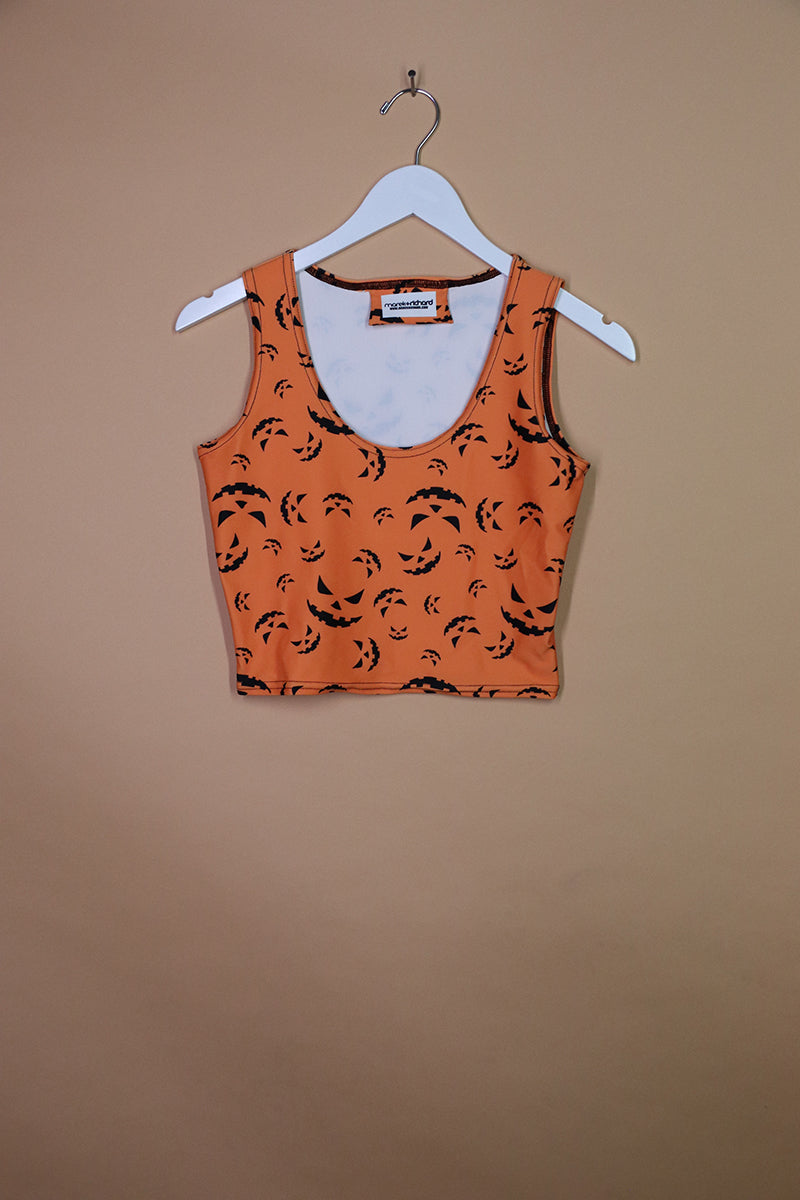 Sample#00874-  Pumpkin Fitted Crop-S