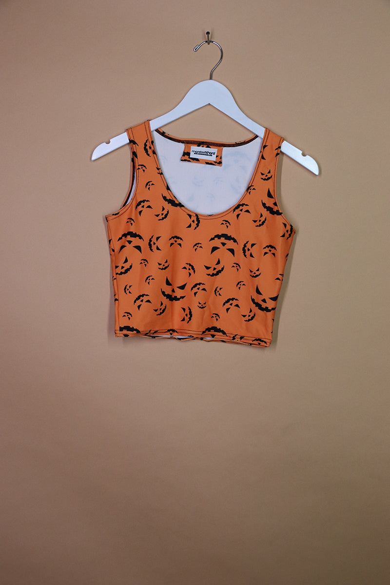 Sample#00875- Pumpkin Fitted Crop-S