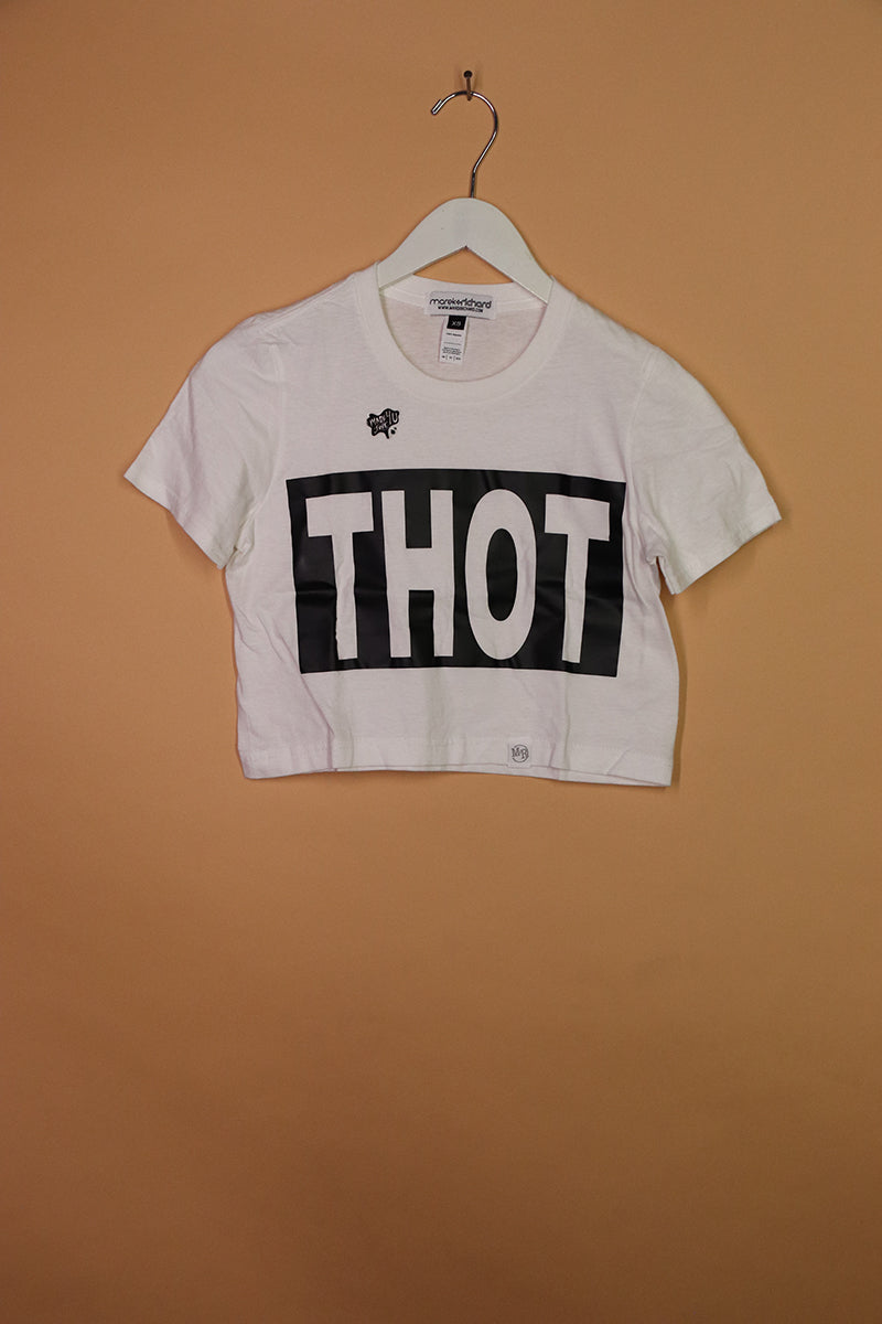 Sample#00907- Thot Crop Tee- XS