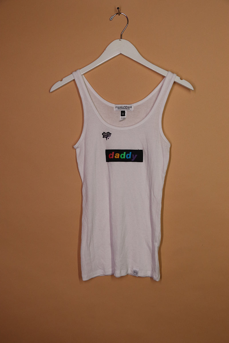 Sample#01064- Daddy Rib Knit Tank-M