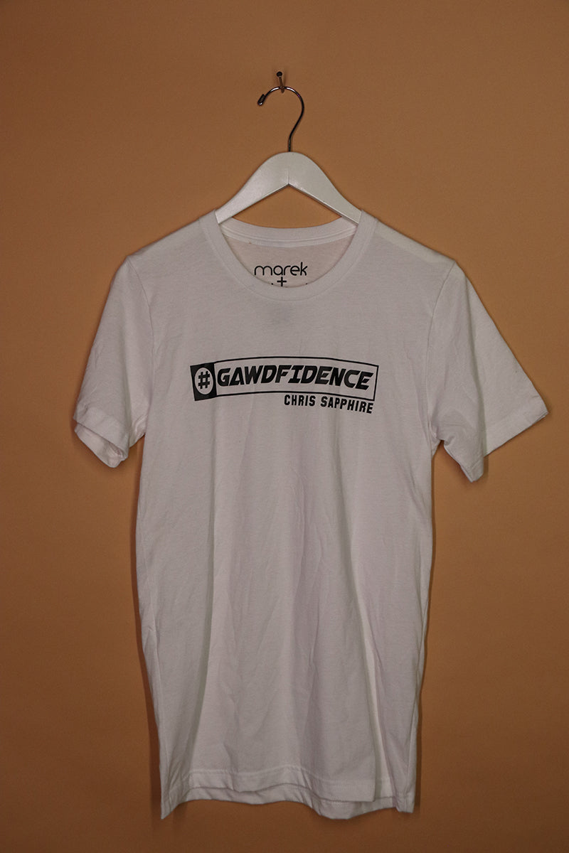 Sample#01356- Gawdfidence Tee-S