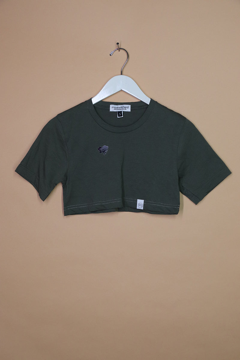 Sample#01378- Core Army Extreme Crop Tee-S