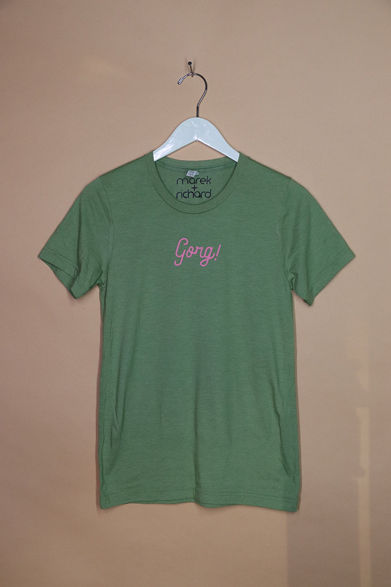 Sample#01570- Gorg Green Tee-S