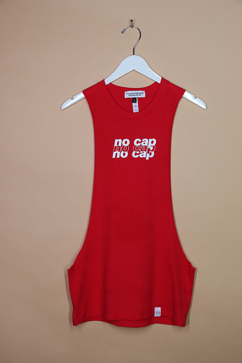 Sample#01640- No Cap red Low Arm Tank-S