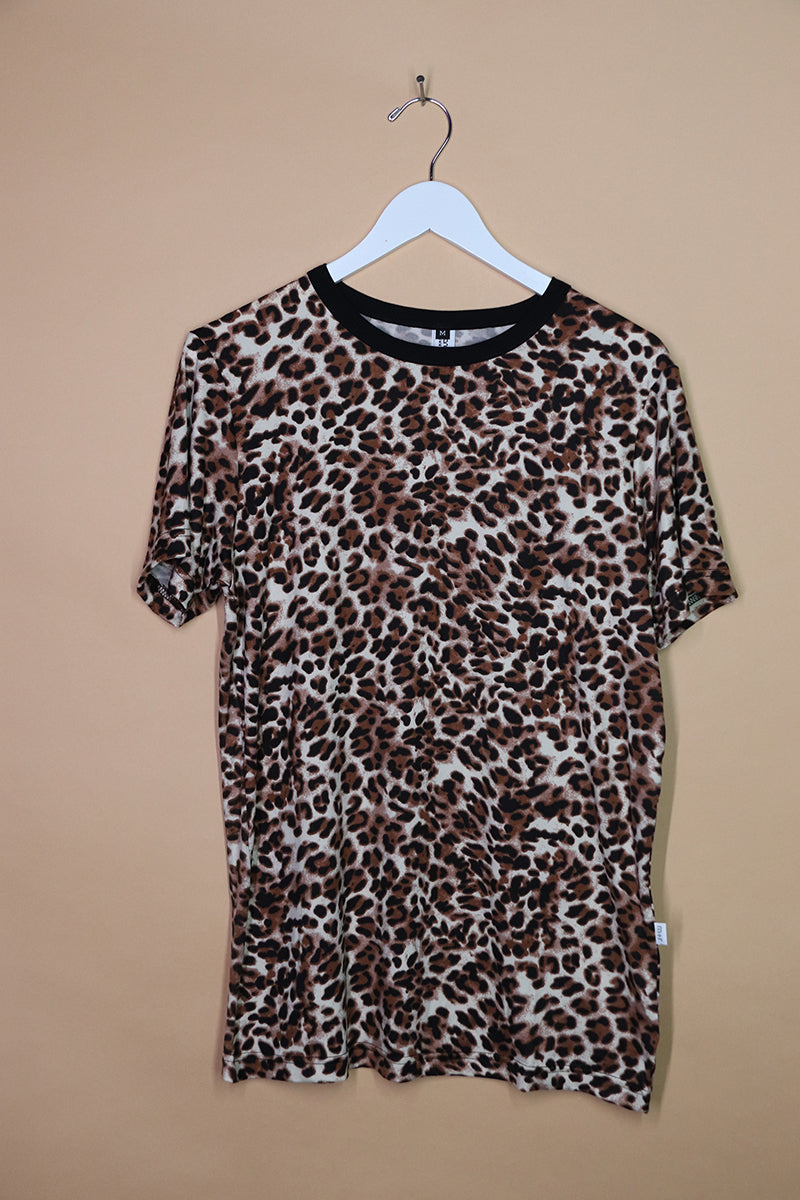 Sample#01674- Cheetah Print Tee-M