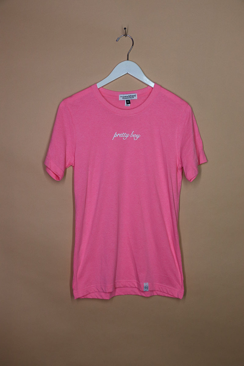 Sample#01780- Pretty Boy Neon Pink Tee-M