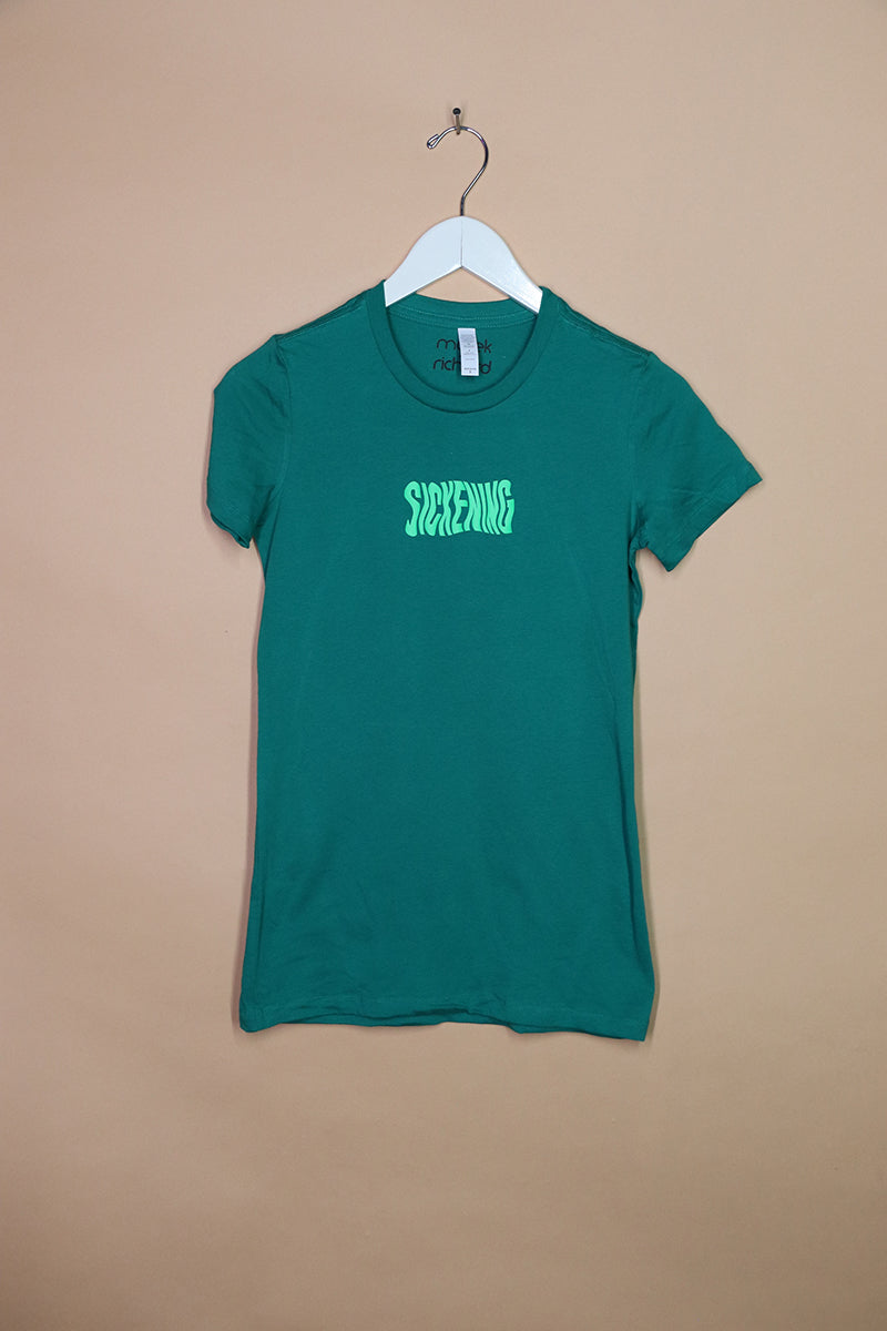 Sample#01798- Sickening Green Tee-S