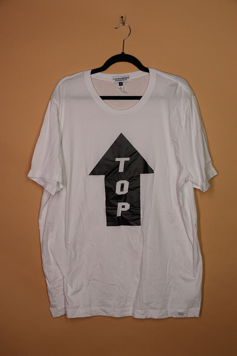 Sample#01888- Top White Tee-2XL