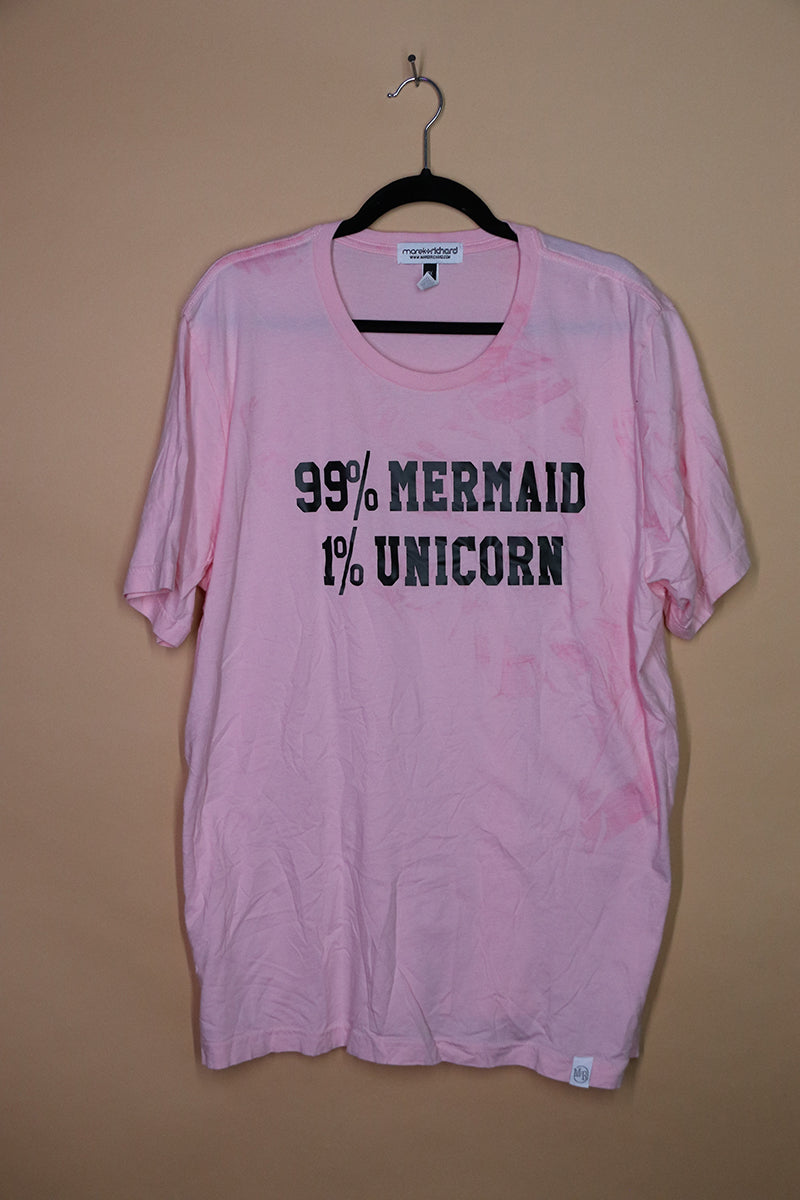 Sample#01897- 99% Mermaid Pink Tee-2XL