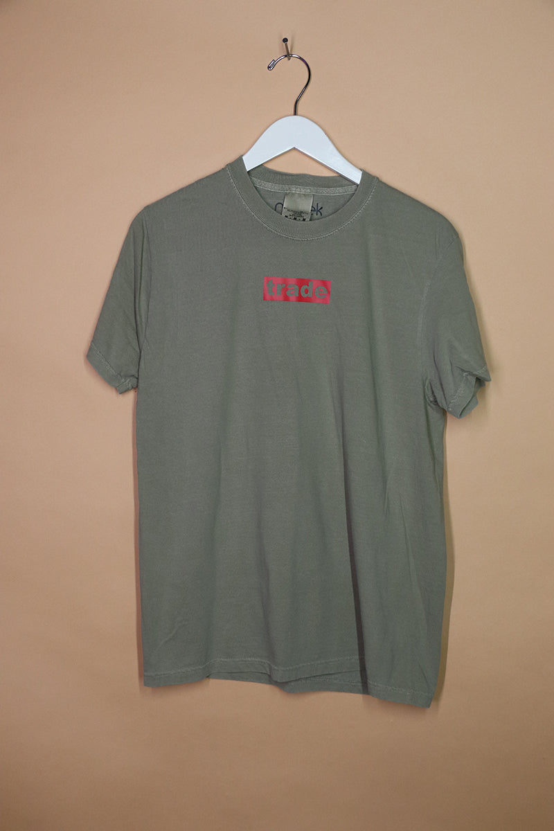 Sample#01898- Trade Vintage Sage Tee-M