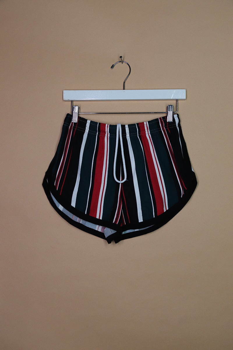 Sample#02036- Roma Stripe Running Shorts-S