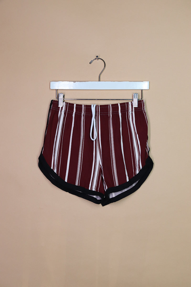 Sample#02201- Heritage Stripe Running Shorts-S