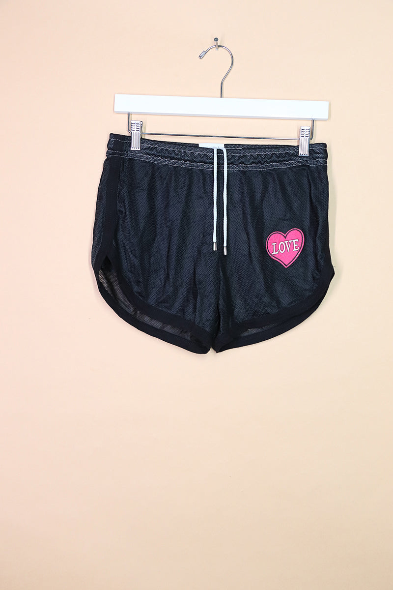 Sample#02278- Love Patch Running Shorts-S