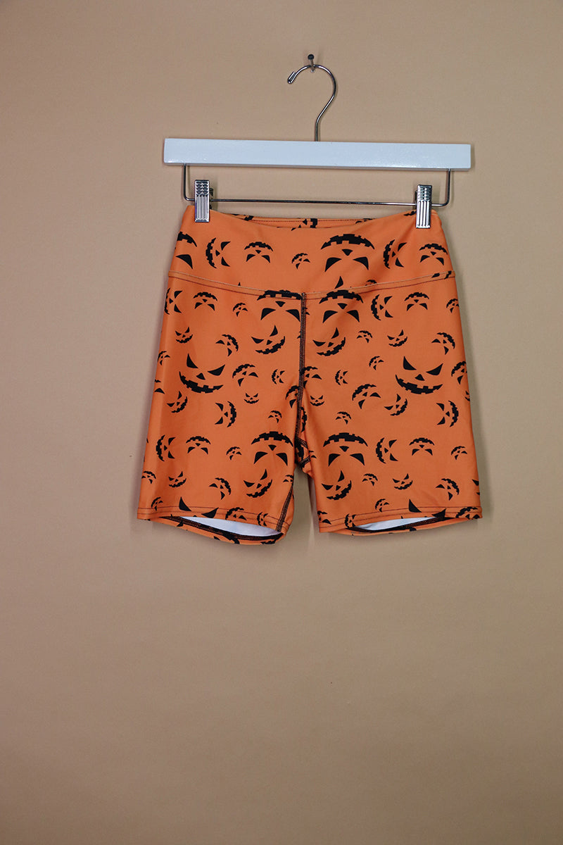 Sample#02283- Pumpkin Biker Shorts-M