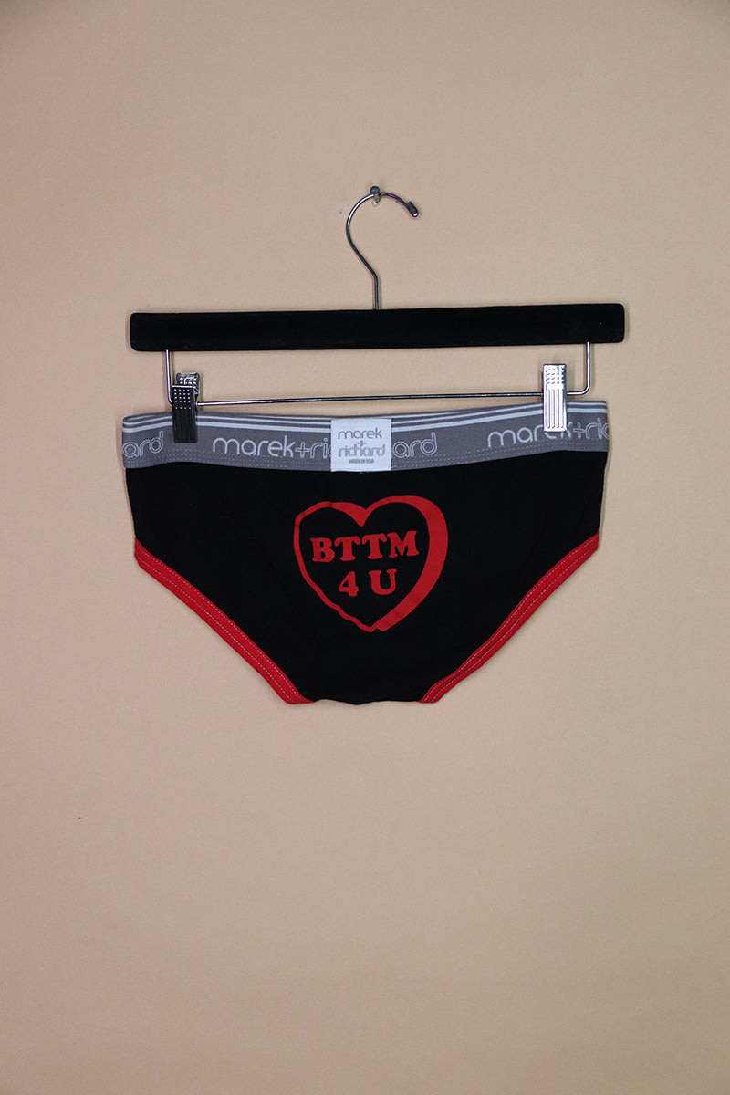 Sample#02492- Bottom For You Black Brief-S