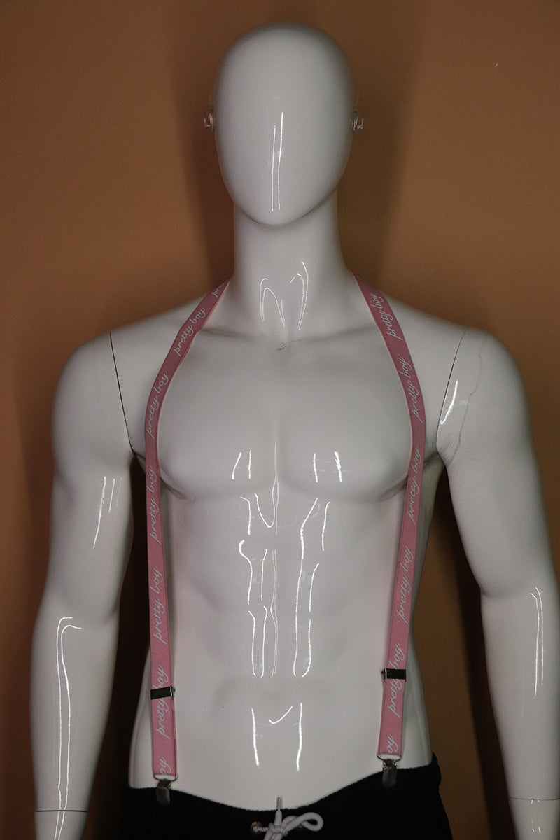 Sample#02563- Pretty Boy Suspenders Pink