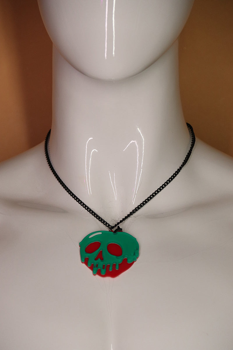 Sample#02612- Posion Apple Acrylic Necklace