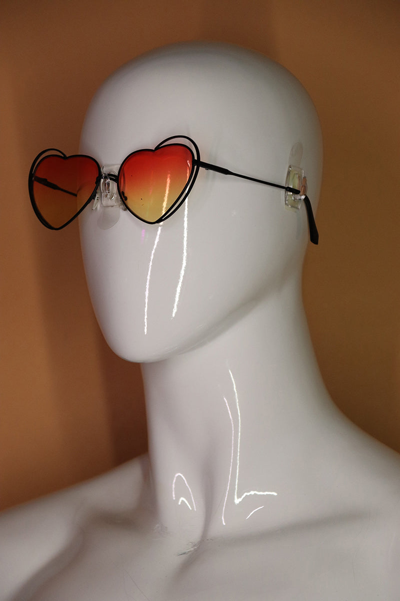 Sample#02704- Sunset Hearts Sunglasses