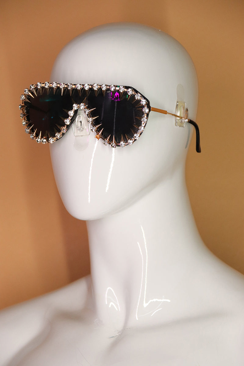 Sample#02712- Diamond Teeth Sunglasses