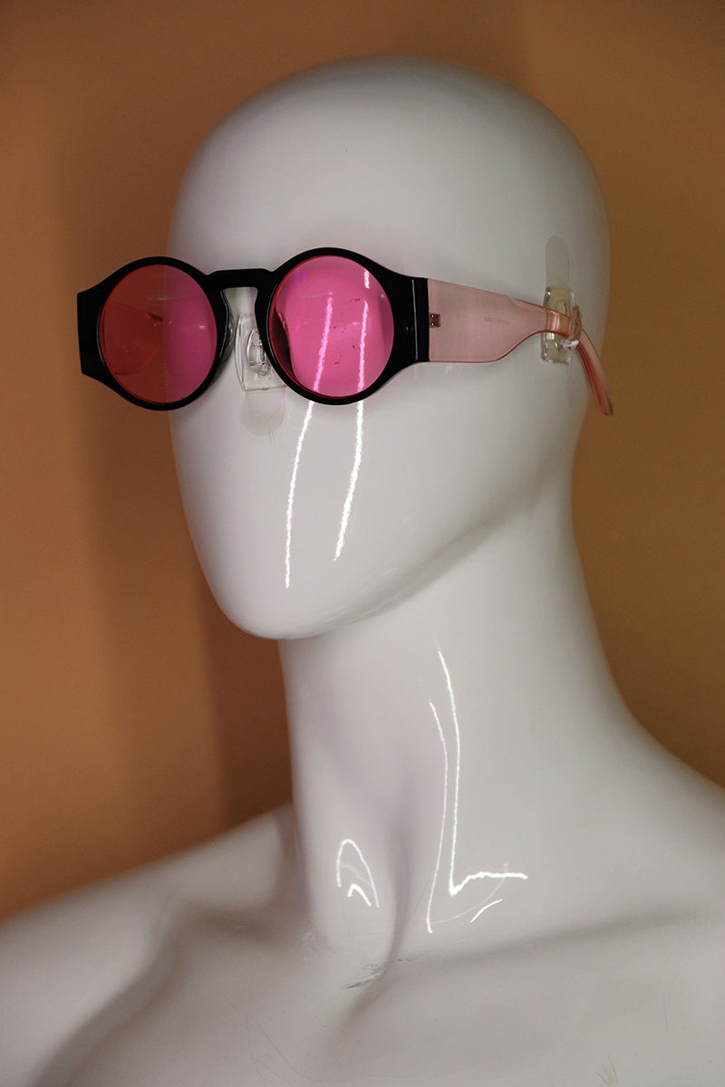 Sample#02748- Pink And Black Sunglasses