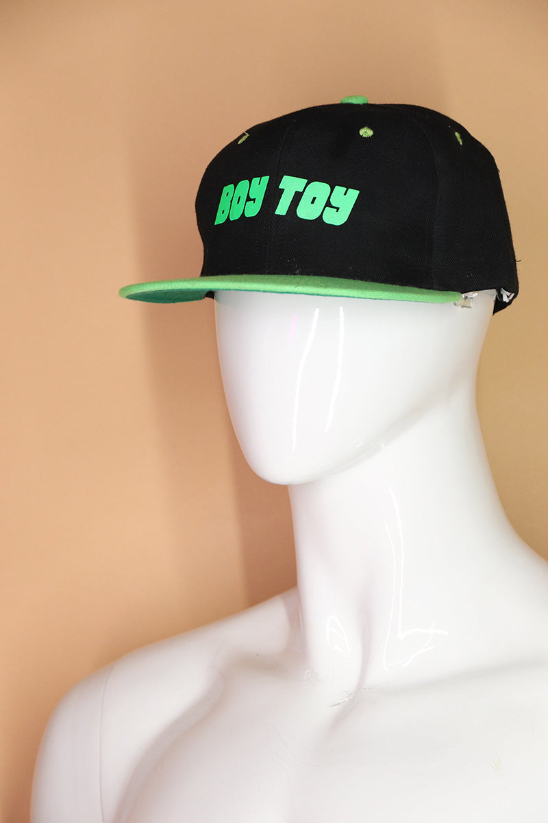 Sample#02810- Boy Toy Green Snapback Hat