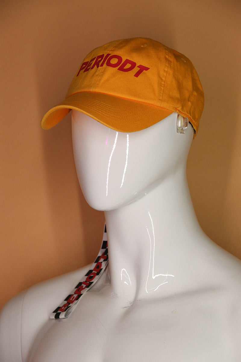 Sample#02822- Periodot Yellow Dad Hat With Tail