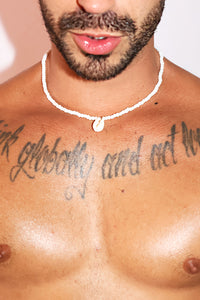 Sea Breeze Shell Bead Necklace - Natural