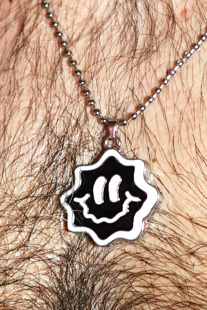 Tripping Smiles Necklace - Black