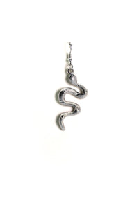 Snake Single Earring - Silver