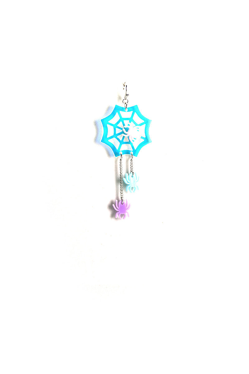 Pastel Goth Single Earring - Silver