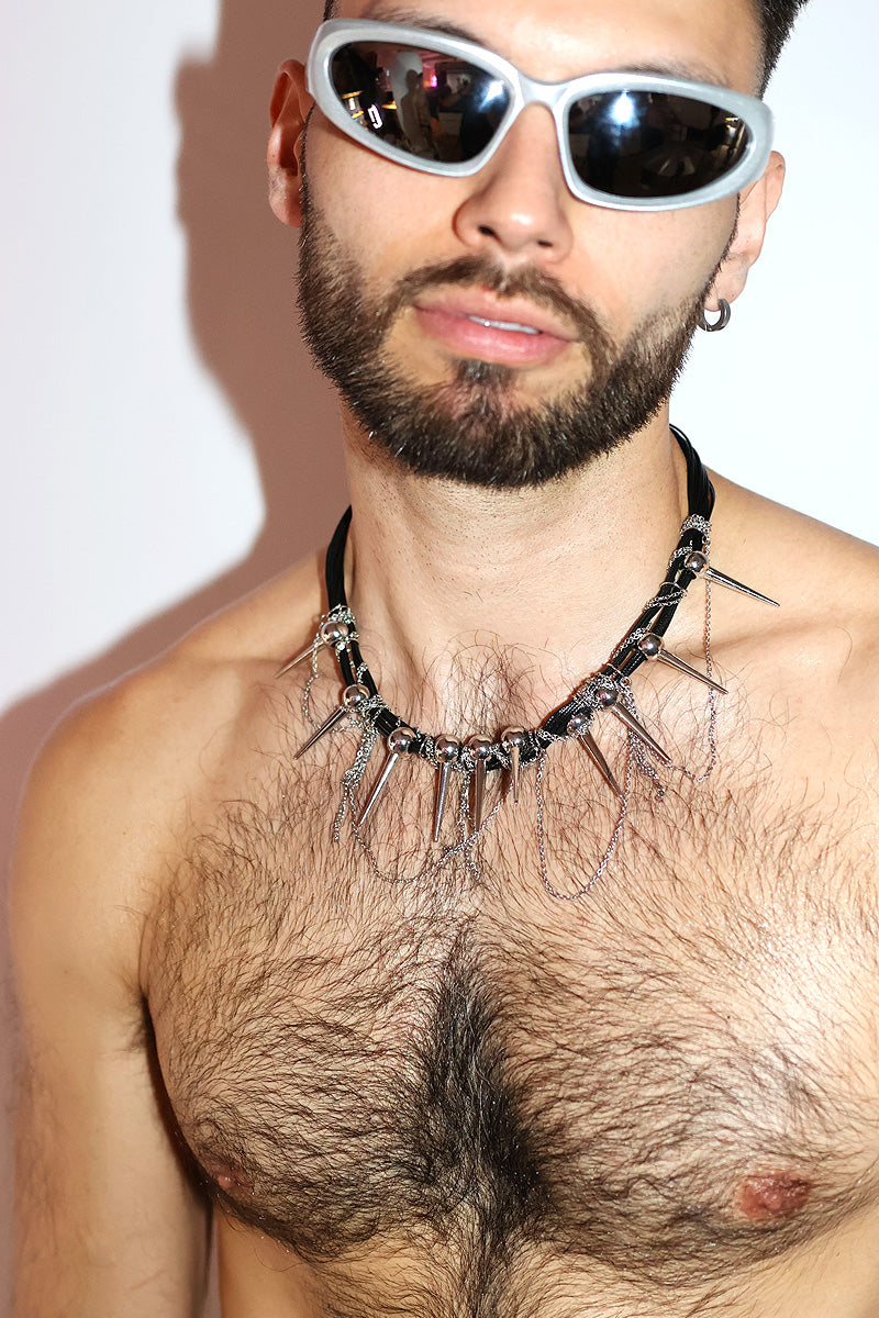 Spikes Necklace - Silver
