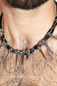 Spikes Necklace - Silver