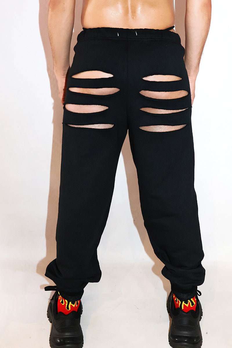 Tainted Love Jogger Sweatpants- Black