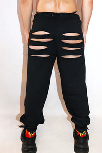 Tainted Love Jogger Sweatpants- Black