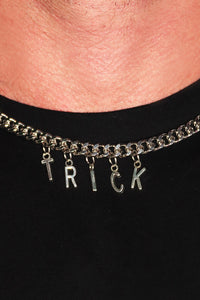 Trick Pendant Necklace - Silver