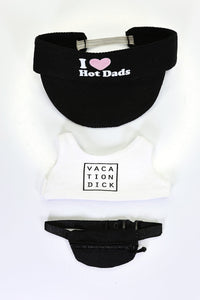 Vacation Dad Monster Doll Full Look Outfit Set