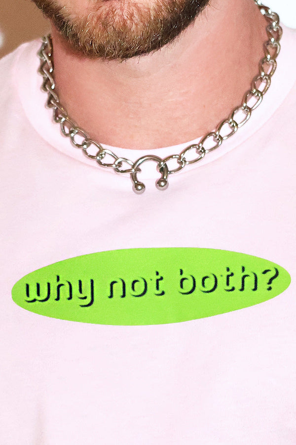 Why Not Both Extreme Crop Tank-Pink