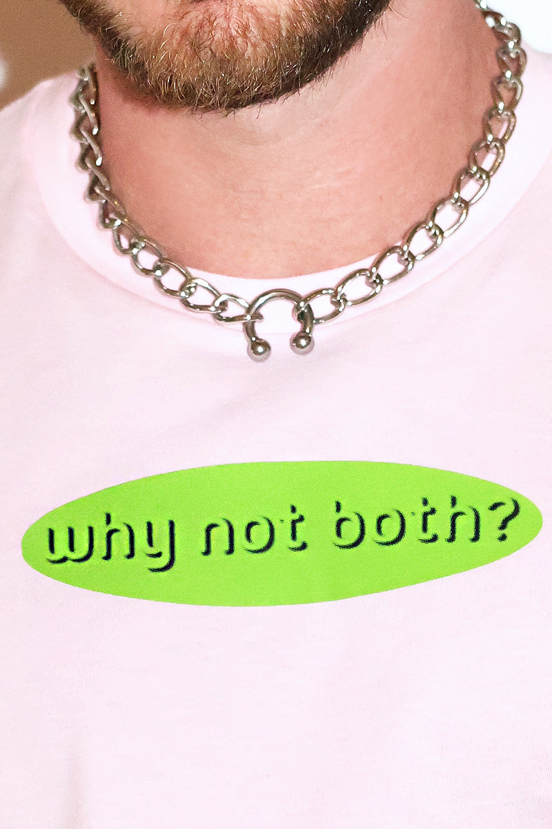 Why Not Both Extreme Crop Tank-Pink