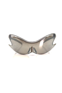 Cyber Synth Sunglasses- Silver