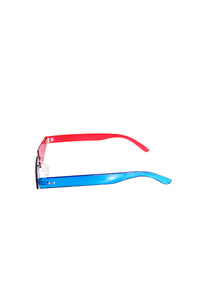 3D Peeper Acrylic Sunglasses- Red